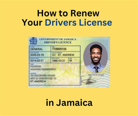 jamaican driver's license number
